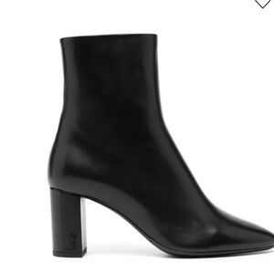 Saint Laurent Black Lou Lou Ankle Boots